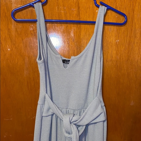 Gray knot jumpsuit - Picture 2 of 6